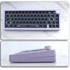GMK67 65% Dichtung Bluetooth 24G Wireless Swappable Customized Mechanical Keyboard Kit RGB Rückbeleuchtung 240419