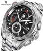Pagani Design complet en acier inoxydable Chronographe Sport montre hommes Luxury Brand Quartz Watch Dive 30m Relogio masculino Dropship1911730