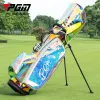 Väskor PGM Club Bag Golf Sports Bracket Package Waterproof Kvinnor Lätt stöd Färgglad transparent 125 cm Väska Klädväska