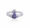 American Wedding Rhingestone Full Diamond Saturn Ring Accessoires de haute qualité Femmes tendance en gros