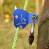 Accessoires corde ascendantroche grimpant arborescence arboriste corde saisir la corde auto-bloquant la corde pour l'escalade en plein air et le sauvetage 813 mmblue