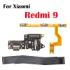 Cavi Connettore di ricarica dock sull'interruttore Off Mian Scheda Flex Cavo per Xiaomi Redmi 9 Caricatore USB + Power Flex + Motherboard Flex