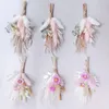 Decorative Flowers 6PCS Dried Flower Wedding Bouquet Mini Weding Decorations Boho Home Decoration Weddings Decor Christmas