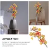 Decorative Flowers With Flower Stem Fall Thanksgiving Leaves Branches Faux Autumn Decor