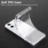 Mobiltelefonfodral TPU Transparent telefonfodral för Xperia 1 V 5 IV 10 III II Skyddande täckning av stötproof Fundas Capa Coque 240423