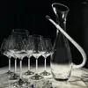 Şarap Gözlükleri (Grave Logo) 600ml Kristal Kırmızı Cam Dahası Hediye Kutusu Diamond Goblet Şampanya Emaye Düğün Sub
