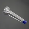 flex pipe smoke shop 4 Colors Handcraft Pyrex Glass Oil Burner Pipe Thick Test Straw Tube Burners For Tobacco 4.2Inches Mini Smoking Hand Pipes Water Bong