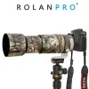 Filtres Rolanpro Nylon Camouflage Lens Vêtements Couverture de pluie pour canon EF 100400mm F4.55.6 L II II USM LENS GALL