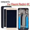 Schermen voor Xiaomi Redmi 4x LCD Display Touchscreen Digitizer -assemblage met frame vervangende onderdelen voor 5.0 "Xiaomi Redmi 4x LCD -scherm