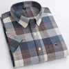 Chemise hommes 100% coton chemise à rayures oxford