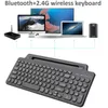 لوحة المفاتيح اللاسلكية فتحة بطاقة Bluetooth Slot Numeric Keypad لنظام Android iOS Desktop PC PC Gamer 240419