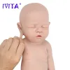 Poupées IVITA WB1528 43CM 2508G 100% Full Full Silicone Reborn Baby Doll Realist Baby Toys avec des vêtements pour enfants Gift Dolls