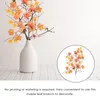 Decorative Flowers With Flower Stem Fall Thanksgiving Leaves Branches Faux Autumn Decor