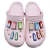 kids summer drink Anime charms wholesale childhood memories funny gift cartoon charms shoe accessories pvc decoration buckle soft rubber clog charms