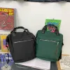 Väskor 2022 Ny svartgrön vattentät nylonryggsäck för mäns och kvinnors enkla skolväska för tonårsflickor axelväska
