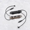 Lichter Taktischer Airsoft -Dualfuktionsschalter für surefir M300 M600 Stecker Taste Fernbedienung 20 -mm -Schiene MLOK Keymod DBAL PEQ Laser