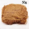 Decorative Flowers 50/100g Coco Coir Coconut Husk Fiber Orchids Crafts Pet Bedding Insect-proof Protect Plants Maintain Soil Temperature