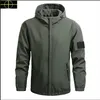 Brand Stone Veste Island Men's Men's Automne Windrunner Veste mince veste pour hommes de sport de sport Couple Couple de robe de randonnée à capuche