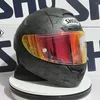 オートバイヘルメットフルフェイスヘルメットX-Spirit III模倣カーボンファイバーX-Fourteen Red Ant Sports Racing