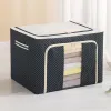 Bins Fabric Foldable Storage Organizer Large Capacity Home Storage Box For Clothes Quilt Blanket Wardrobe Clothing Organizer