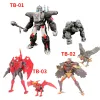 Roboter Transformation Toys Beast Wars Tb01 Primal Kingdom Commander Schimpanse Captain Anime Action Figur Modell Deformed Roboter Gorilla