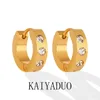 Gold diamond design charm new minimalist and light luxury earrings for women versatile go with carrtiraa original earrings