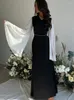 Abbigliamento etnico abito da festa eid donne abaya marocco abiti ramadan farfly vestidos largo abayas kaftan mesh dubai arabo lungo abito