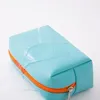 Storage Bags Women Waterproof Cosmetic Bag PU Cute Candy Colors Travel Makeup Woman Portable Make Up Toiletry Organizer Box