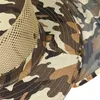 Bérets Net de camouflage pour hommes réglables avec un grand chapeau de pêche à bord Summer Group Shading -1pcs
