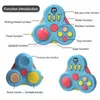 Dekompressionsleksak roterande magisk bönor Vuxen Antistress Fidget Toy Autism ADHD Stress Relief Fingertip Toys For Kids Fidget Pad D240424