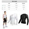 Darevie Cycling Jersey Compress Base Couche à manches complètes Sous-vêtements Cycling maillot Breathable Fishnet Shirt Samless Bike Vest240417