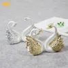 Party Supplies Crown Glass Table Swan Baking Decorative Birthday Anniversary Ornament Cake Topper Figur Papper Vikt skrivbord Hemdekoration