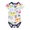 One-Pieces wholesale Newborn Bodysuit Baby Clothes Cotton Body Baby Short Sleeve Underwear Infant Boys Girls Clothing Baby's Sets