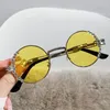 Sonnenbrille Mode weibliche Metallrunde mit Diamant -Strass UV400 Lady Tragen Sie Sonnenbrillen für Frauen Mädchen