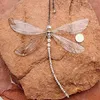 Dekoracyjne figurki 2 Suncatcher Dragonfly Mały olbrzymie łapacz słońca z kryształami