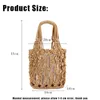 Yoreai Casual Puste Wheven Women Women Bags Designer Stintbags Duża pojemność Tote Summer Beach Bag Shopper Sac 240418