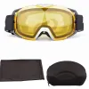 Brillen Nieuwe Night Vision Ski Goggles Dubbele lagen Antifog Ski Mask -bril Skiën Snow Men Women Snowboard Set bril Drop verzending