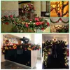 Faux Floral Greenery 2.7m Lead Christmas Rattan Light Up Garland Christmas Weath Decoration Xmas Flower Flower Flower Home Direm