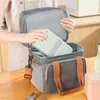 Stume da stoccaggio semplice messenger/sacca da pranzo portatile con 2 strati facile trasportare comodo per cibo da picnic