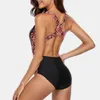 Women's Swimwear Anfilia Women One Piece Sports Swimsuit Sports Swimwear Padded Backless Beach Wear Bathing Suits Monokini Anthletit Bodysuit d240424