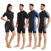 Wetsuit M Neopreno Surf Suit Suit с коротким рукавом купальные костюмы для кайтсерфии для пластинчатого костюма Spearshing купальники безумно охранники мужчины 240410