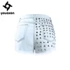 1805 Youaxon Women Fashion Sexy High Taille Metal Rivets Studded gescheurde Denim Short Shorts For Woman 240418