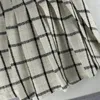 Skirts Women Early Spring Striped Plaid Wool High-waisted Pleated Short Skirt