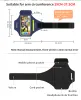 メーカーHaissky 6.9 "ジッパーポケットランニングスポーツアームバンドポーチジムFiess Brassard Case Waterfroof Armband for iPhone Samsung Xiaomi