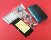 Accesorios 1 set de la carcasa del conjunto completo de la carcasa con lente de pantalla para piezas de reparación de reemplazo de 3DS con kit de botones+3M Pegatina para 3ds