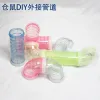 Accessories Hot Hamster Accessories Transparent Acrylic Cage Jaula Hamster Tunnel Fittings Cheap Small Pet Toys Supplies