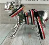 Hondenkragen ontwerper ontwerper hond kragen Handjes honden riemen met drie nsionale metalen bijendecoratie taille riem voor rennen walki ba dh1yn