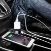 Chargers Caricatore Car Caricatore Multi porte USB Convertitore Inverter di potenza da 12 V/24V a 110 V/220 V Visualizza tensione USB C per iPhone per iPhone