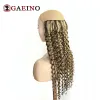 Piece P6/613 Halo Hair Extensions Real Human Hair Water Wave Highlight Blonde Wet And Wavy Wire Clip In Hair Extensions Full Head