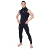 Costume gilet de plongée thermique pour hommes avec capuche sans manche de surf à surfer divisé en néoprène imperméable